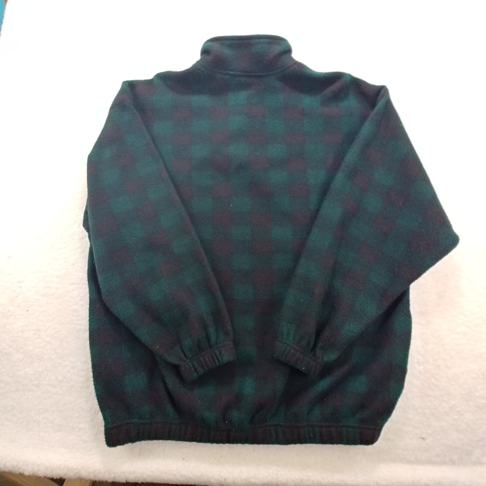 Bugle Boy Green 1/4 Zip Pullover Fleece Jacket Sweatshirt Men's Size Large - Picture 5 of 8